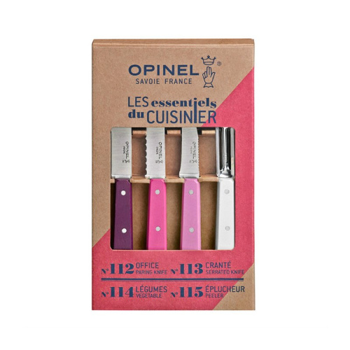 Набор ножей Opinel Les Essentiels Primarosa, нержавеющая сталь, (4 шт./уп.), 001736 фото 3